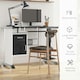 image 5 of HOMCOM Computer Desk Drawer PC Writing Wooden Workstation Keyboard Black