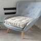 image 1 of Seat Pad Cushion Booster 100% Cotton Cover Extra Thick 10cm 45cm Square