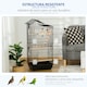 image 9 of PawHut Bird Cage for Budgies, Finches, Canaries w/ Accessories, Toys, Tray