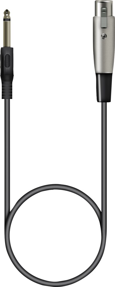 image 1 of Soundlab Dynamic Karaoke Microphone With Echo, XLR to Jack Lead and Carry Case