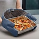 image 2 of Zeal Steam Stop™ Waterproof Silicone Double Oven Glove Blue | Provence Blue
