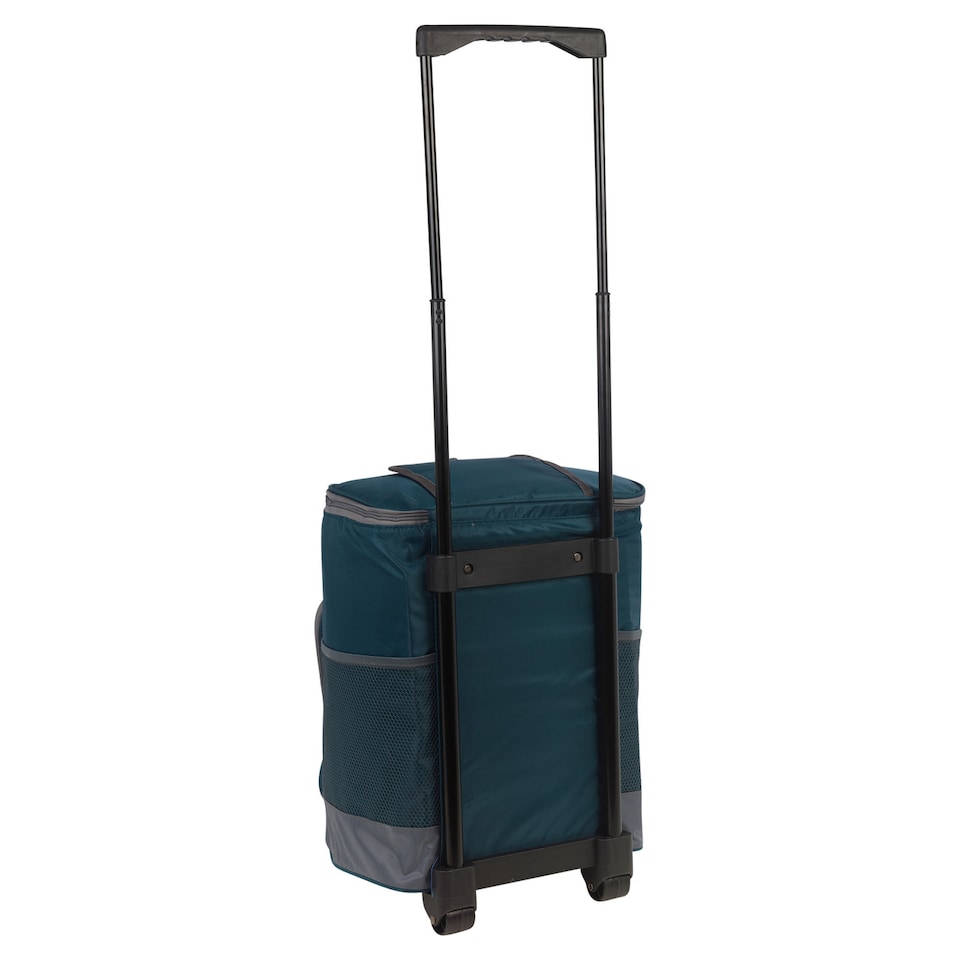 image 1 of 28L Insulated Large Cooler Bag Trolley Cart | Blue | 1