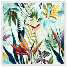 Tropical plants (Picutre Frame) White | XL