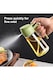 image 3 of Living and Home 2-in-1 Glass Oil Sprayer & Dispenser,Green,600ml | Green