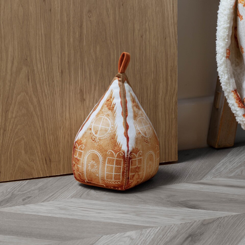 image 1 of Furn Gretel Velvet Christmas Door Stop