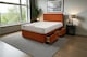 image 1 of Sarah Plush Bed Set With Mattress, 2 Drawers Same Side & 24"Headboard