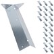 image 1 of Arris Rail Bracket Fence Post Support Galvanised 300mm Panel Repair 25PK