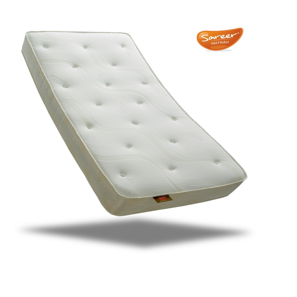 image 1 of Sareer Reflex Plus Open Coil Matrah Mattress 5FT White | King