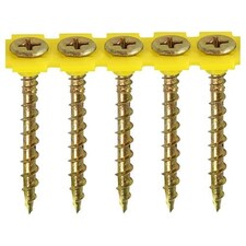 Timco - Solo Collated Chipboard & Woodscrews - PH - Double Countersunk - Yellow (Size 4.5 x 70 - 500 Pieces)