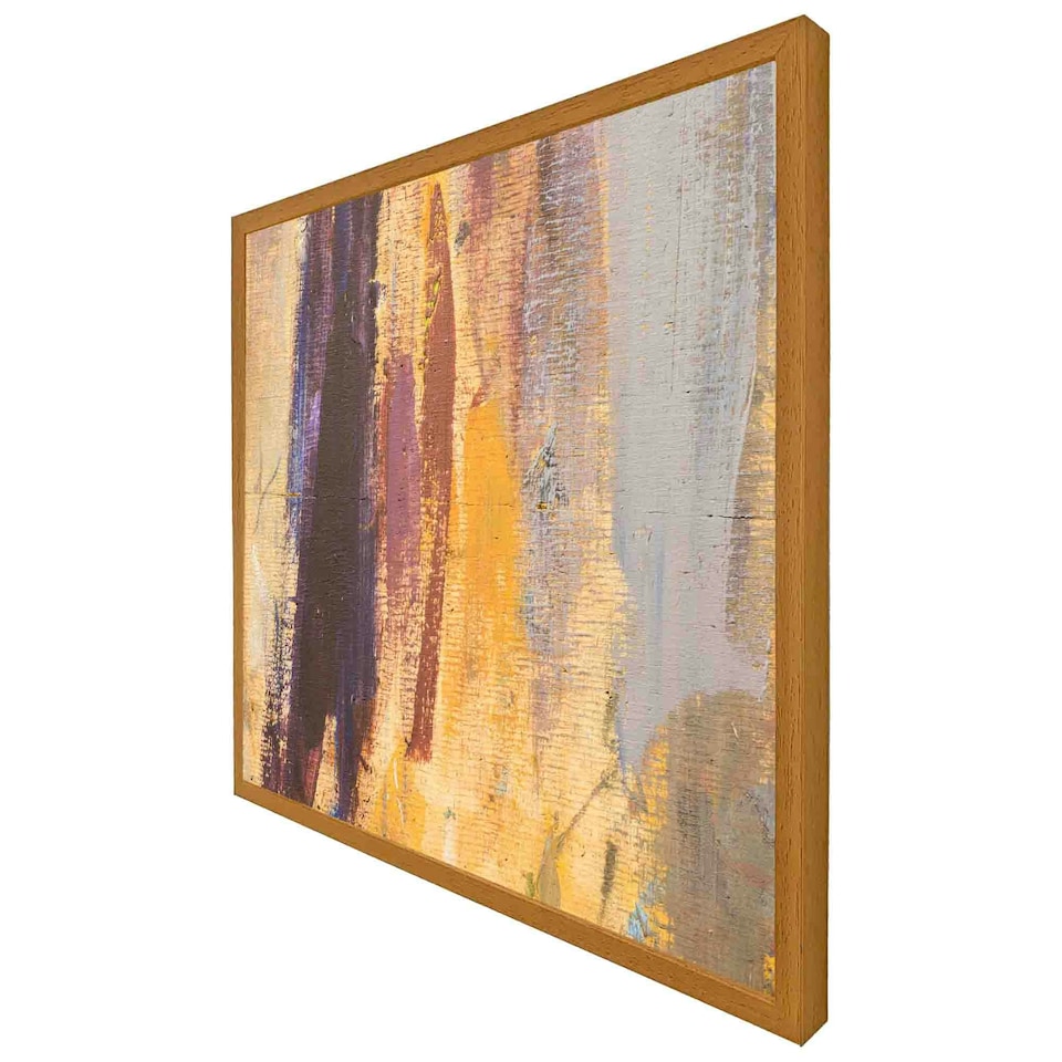 image 1 of Abstract grunged paint (Picutre Frame) Brown | Oak | XL
