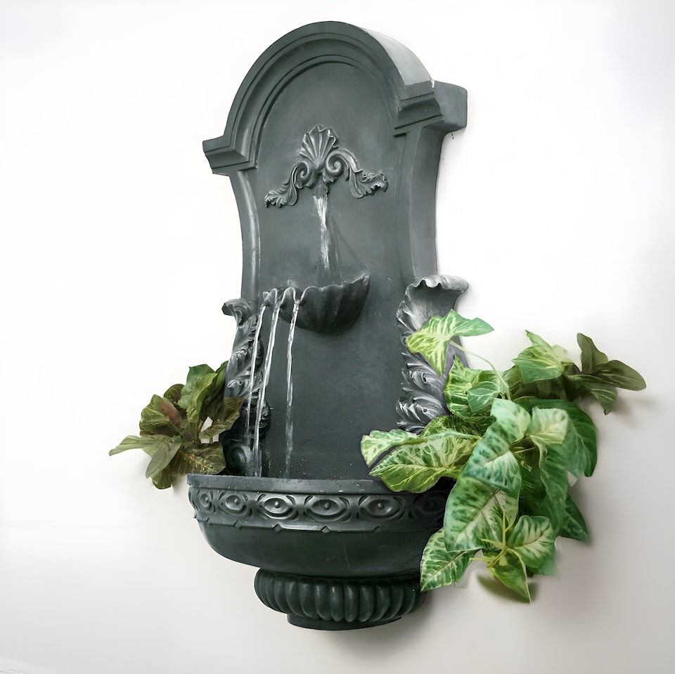image 1 of Angel Wings Wall Fountain H83cm