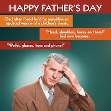 Wallet, Glasses, Keys And phone!  - Funny Father's Day Card