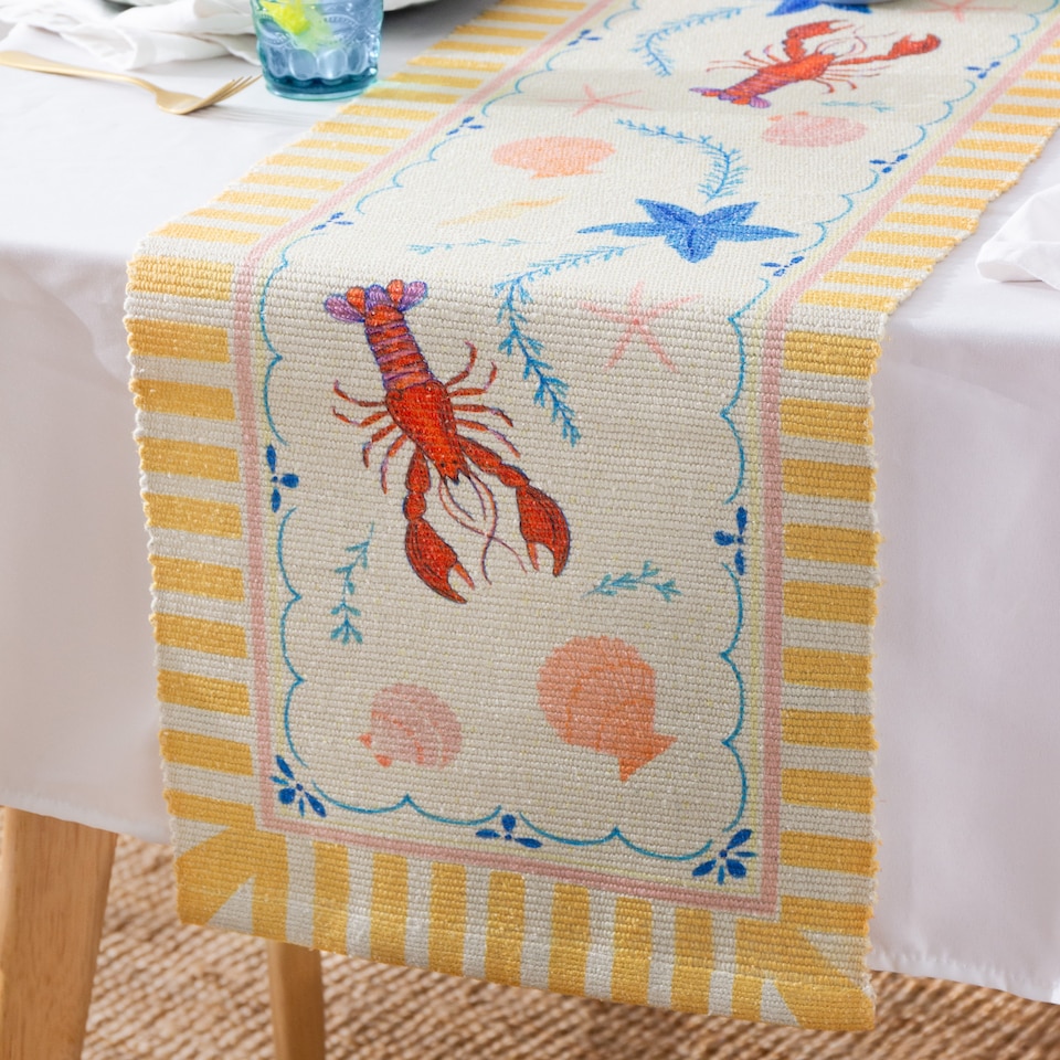 image 1 of Furn Brunch Stripes Indoor/Outdoor Table Runner