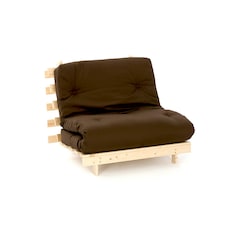 3ft Single Luxury Futon Mattress And Base Set in Chocolate