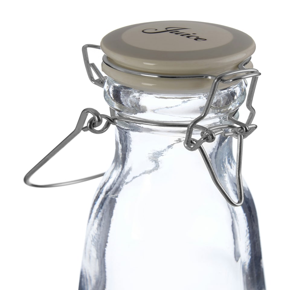 image 1 of Interiors by Premier Juice Storage Bottle, Personalized Clear Glassware Bottle, Versatile Transparent Drinking Water Bottle