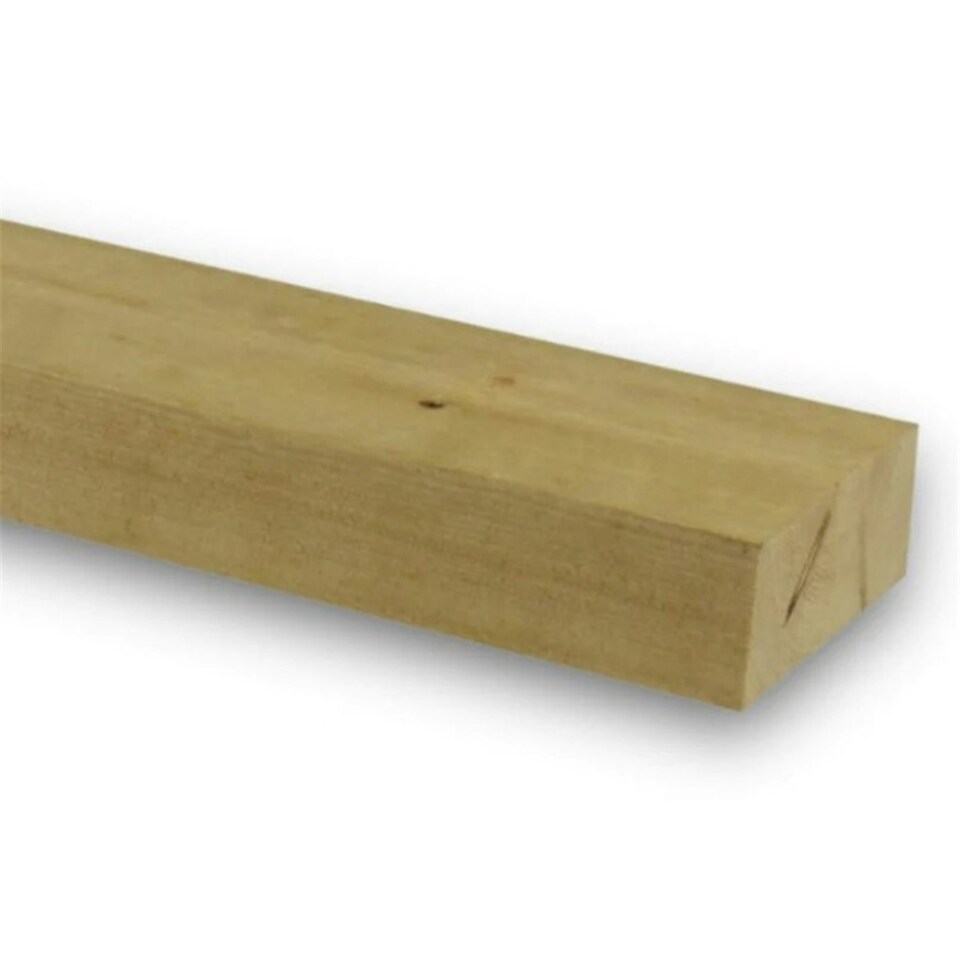 image 1 of PACK OF 5 (Total 5 Units) - 75mm x 125mm (4" x 3") Sawn Timber Carcassing Wood Softwood Timber - 4.2m Length
