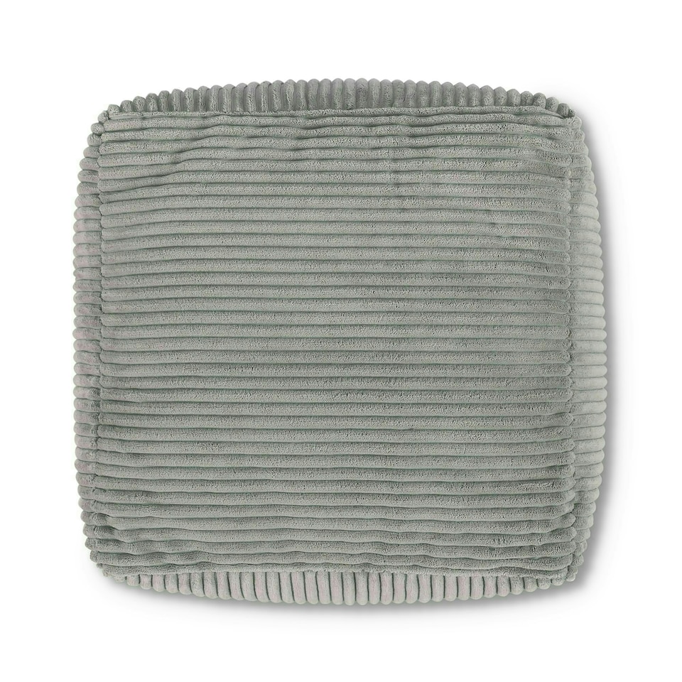 image 1 of icon Theo Beanbag Footstool Corduroy Grey | Grey | M