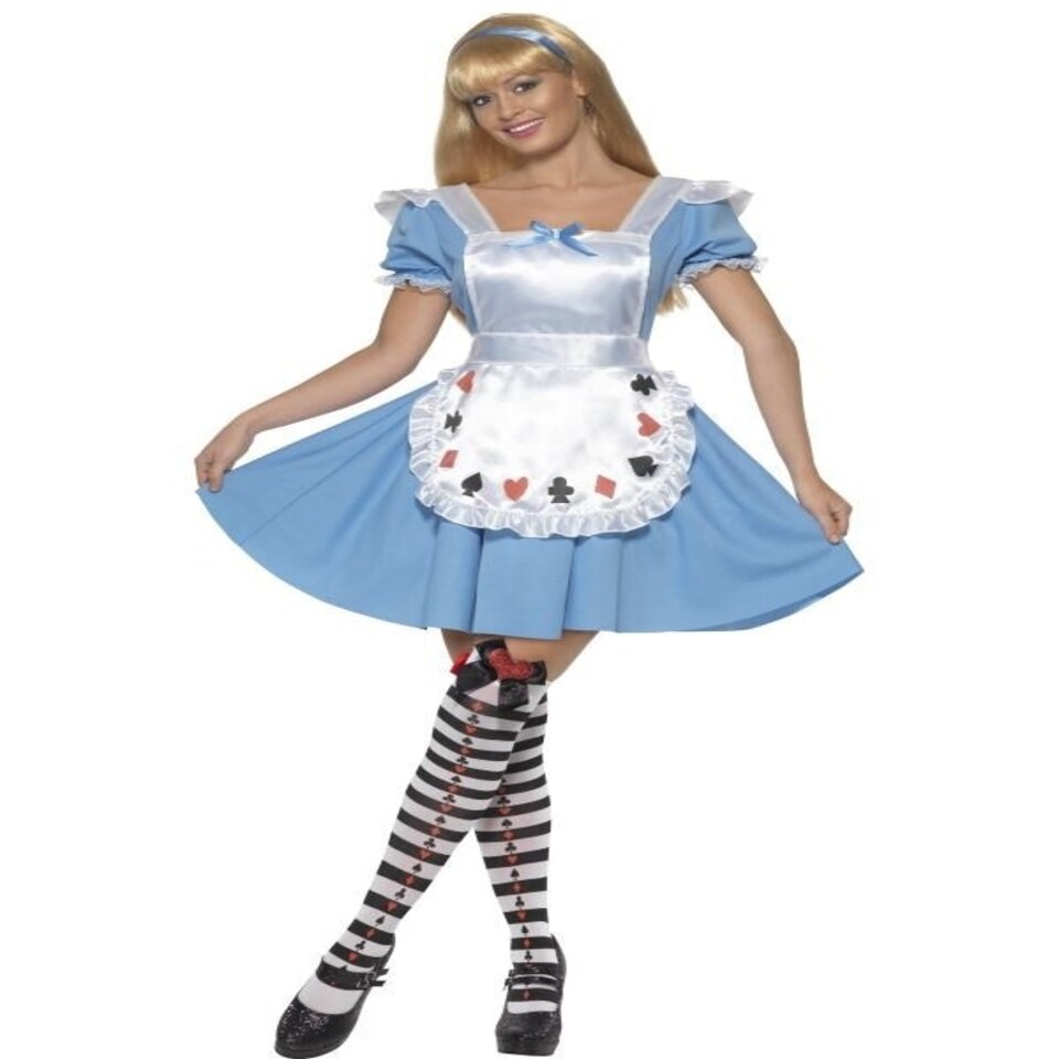 Deck of Cards Girl Costume - Blue - with Dress - 39474M