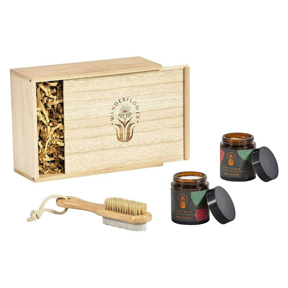 image 1 of Wanderflower Foot Therapy Gift Set Eucalyptus & Fresh Mint
