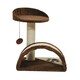 image 9 of PawHut Cat Tree Scratching Post Activity Centre Climber Hanging Ball Brown