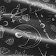 image 2 of Celestial Duvet Cover Set - Black - Single
