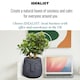 image 7 of Textured Concrete Effect Washed Black Oval Face Planter Indoor L30.5 D29.5 H29.5 cm, 13.9 ltrs Cap.