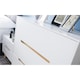 image 3 of Retro White 3 Drawer Chest