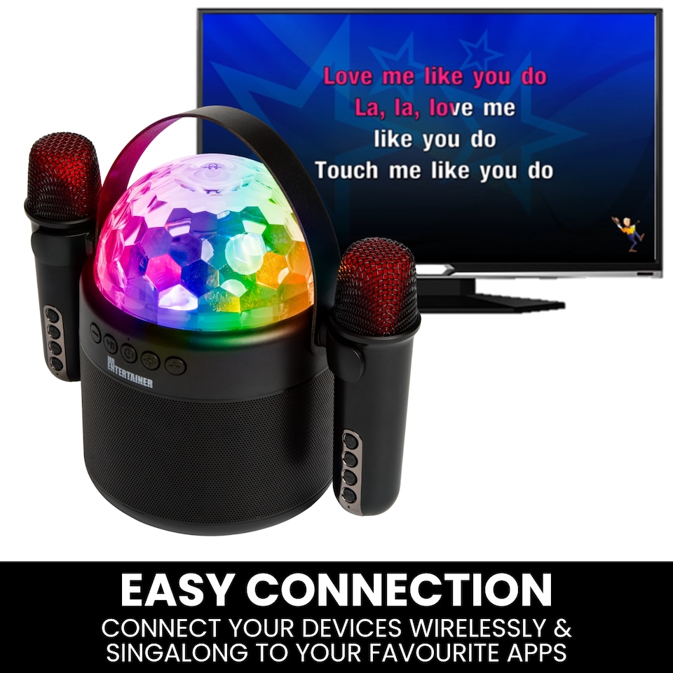 image 1 of Mr Entertainer Orbit Compact Karaoke Machine