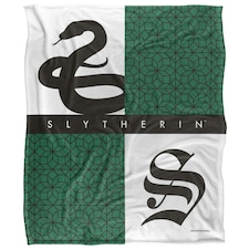 Harry Potter Slytherin Squares Blanket - Multicoloured - One Size