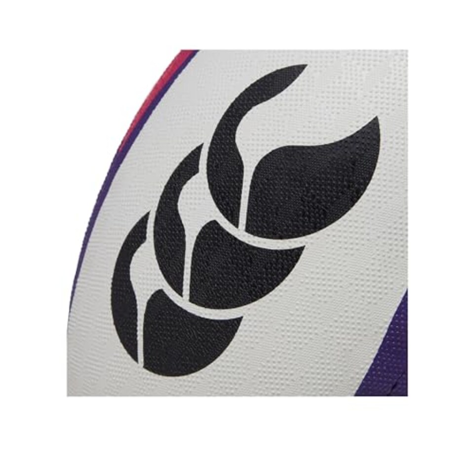 image 1 of Canterbury Mentre Rugby Ball (5) (White/Violet)