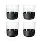image 1 of Villeroy & Boch Manufacture Rock Noire Set of 4 Old Fashioned Tumblers