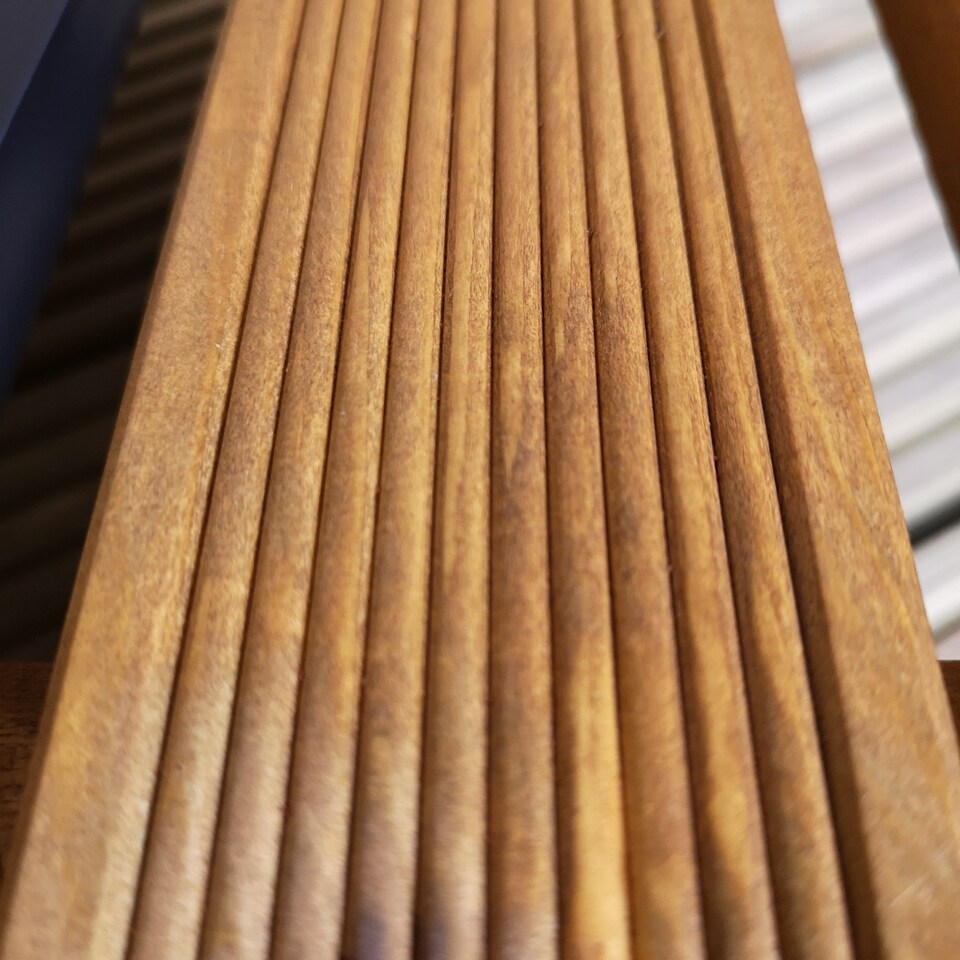 image 1 of Tom Chambers Handcrafted Heavy Duty Round Traditional Wood Garden Patio Plant Flower Pot Stand Caddy Trolley Dolly on Strong Metal Castor Wheels 30cm | Brown | Brown