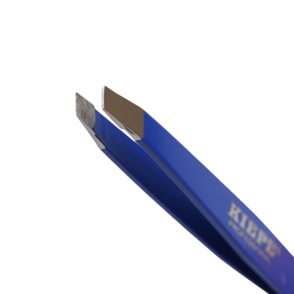 image 1 of Kiepe - Tweezer Oblique Tip Navy Blue 10cm