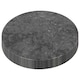 image 1 of Argon Tableware Round Marble Placemats - 30cm - Black - Pack of 6 | Black | Black