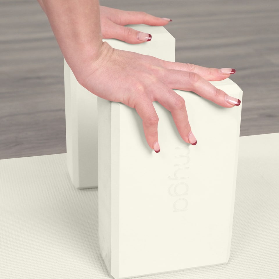 image 1 of Pair of Yoga Blocks - Cream
