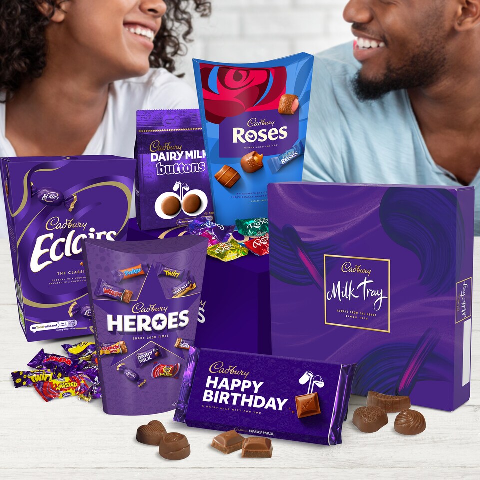 image 1 of Cadbury "Happy Birthday" Chocolate Sharing Hamper