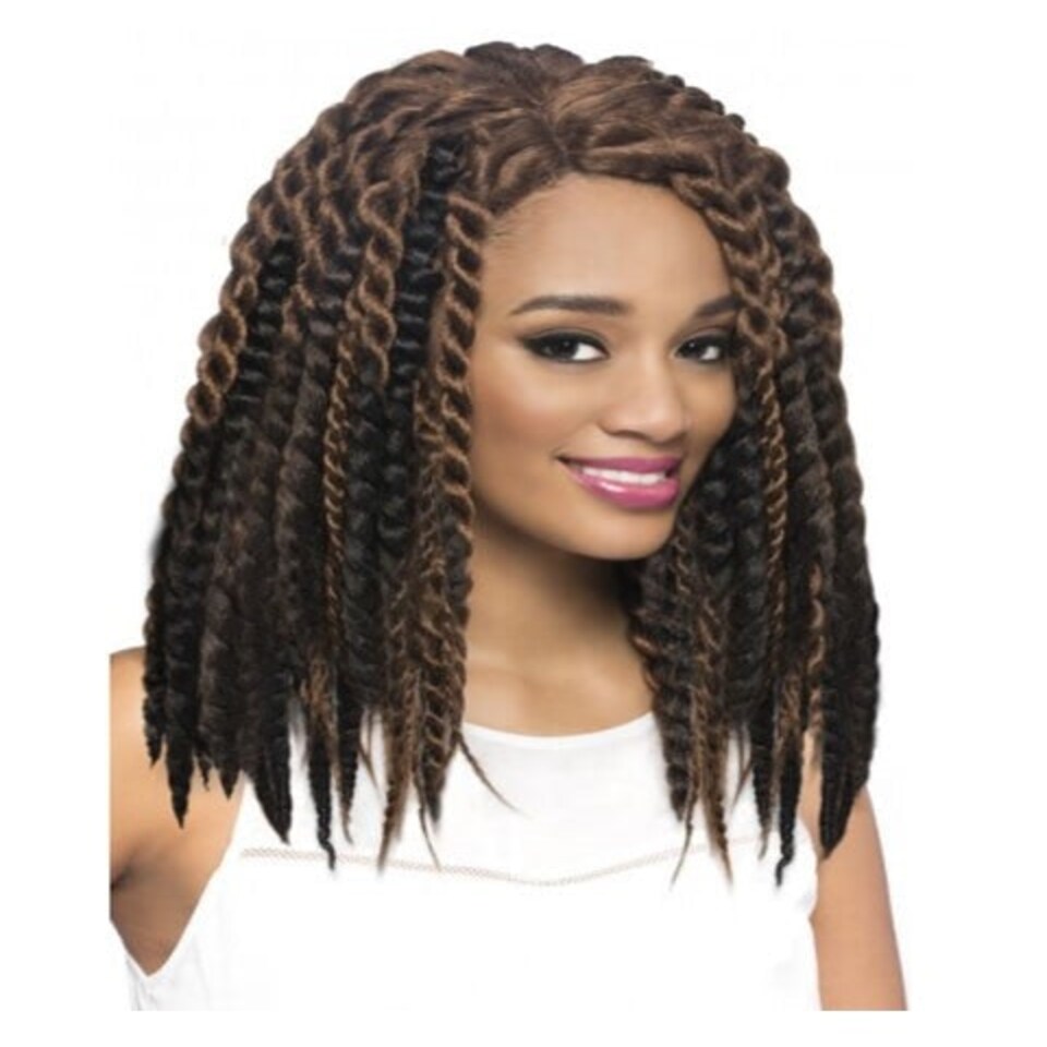 Vivica Fox Senegal Express Cuban Dance Syn Twist Braid Multi | 1B | 14 inch