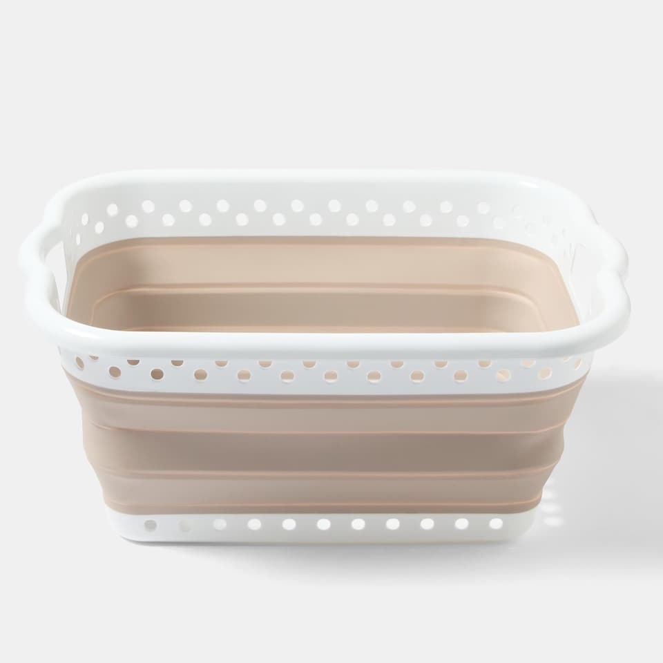 image 1 of OHS Collapsible Laundry Basket Folding Washing Clothes Storage