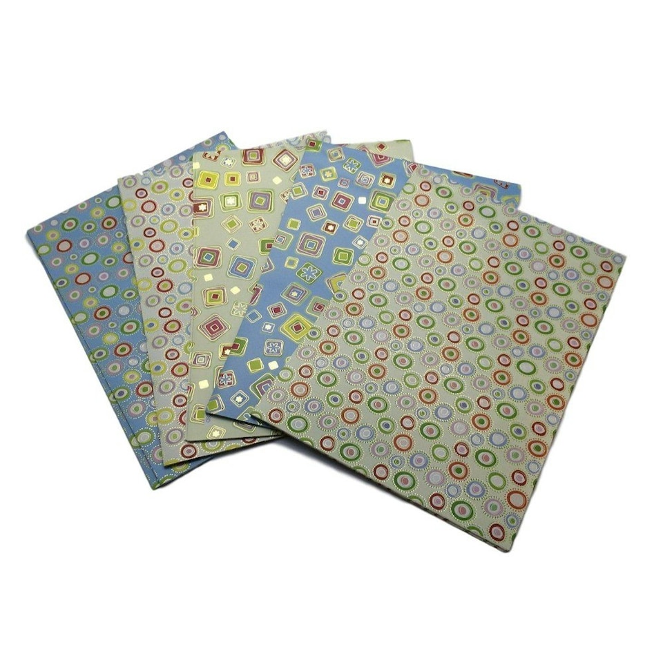 image 1 of 10 Sheets of Luxury Shapes Design Gift Wrap and Tags - New Born Baby, Birthday, Christening, Christmas etc