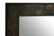 image 3 of Interiors by Premier Boho Square Wall Mirror, Weathered Dark Mango Wood Frame With Carved Detail, Decorative Sustainable Mirror | Brown