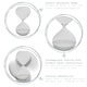 image 2 of Nicola Spring Glass Kitchen Sand Timer - 30 Minutes - Clear