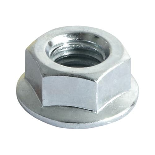 Timco - Hex Serrated Flange Nuts - Zinc (Size M16 - 100 Pieces)