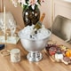 image 2 of Hammered Stainless Stee Ice & Champagnerr Bucket Ideal for Punch - 34 cm Diameter