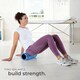 image 8 of Foam Roller with Textured Surface for Therapy Treatment, 335 x 145 mm | Blue | blue | 33,50 x 14,50 x 14,50 cm | 1
