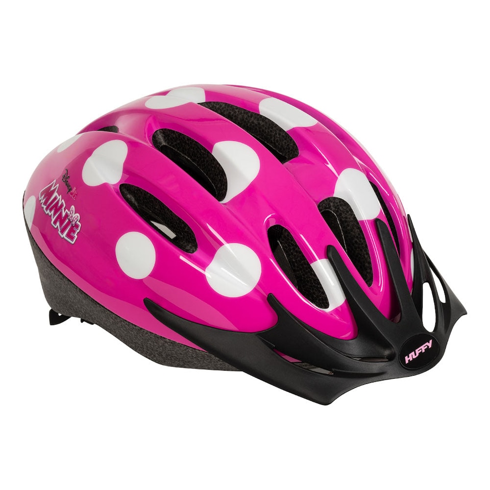 image 1 of HUFFY DISNEY Minnie Mouse Adjustable Youth Bike Helmet (01316HL)
