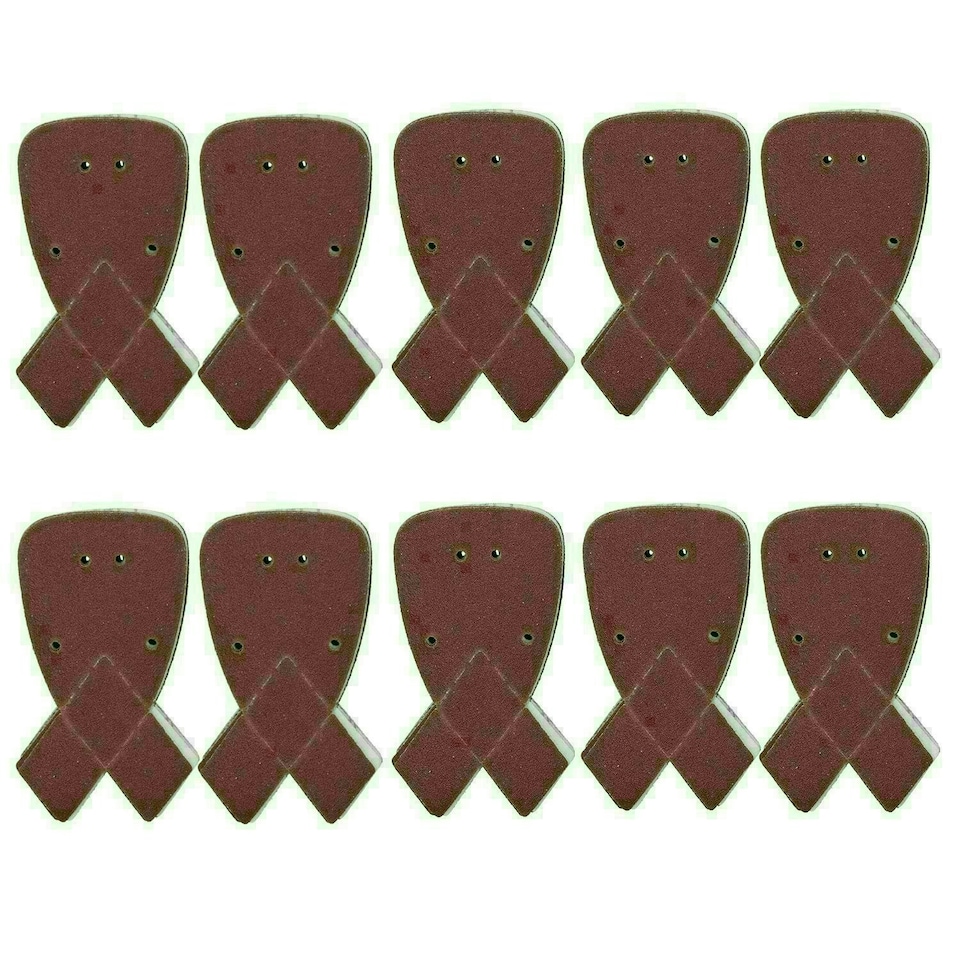 image 1 of Mixed Grit Mouse Palm Sander Hook + Loop Sanding Sheets Pads Sandpaper 400pk