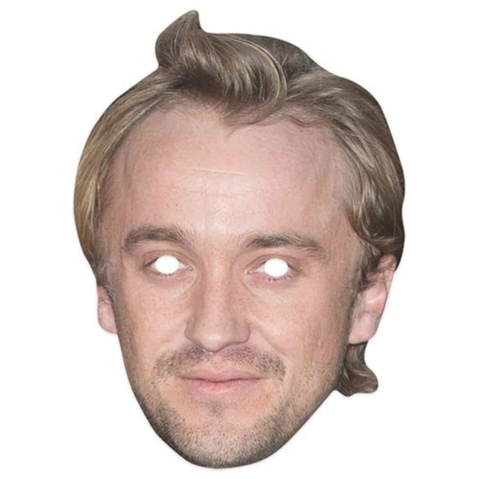 Tom Felton Cardboard Face Mask