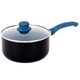 image 2 of Gr8 Home Blue Aluminium 8 Pc Marble Ceramic Non Stick Induction Frying Pan Saucepan Set