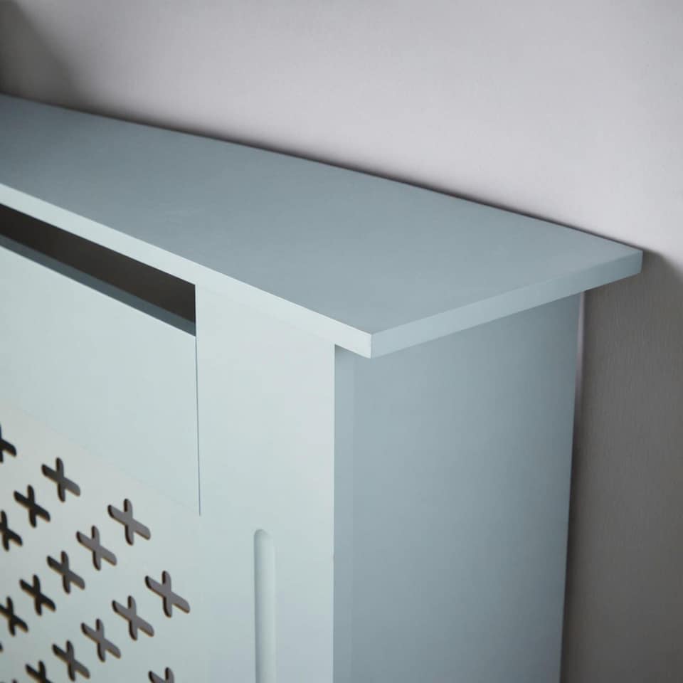 image 1 of Large Radiator Cover MDF Wooden Home Decorative Modern Design | Grey