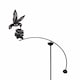 image 2 of Hummingbird Wind Rocker Single Bare Metal/Ready to Rust - Steel - L66 x W54 x H148.5 cm